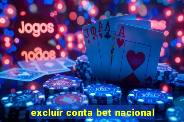 excluir conta bet nacional